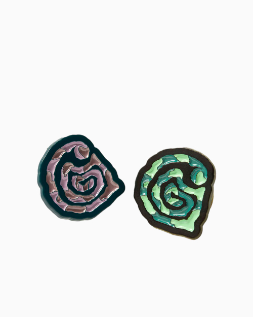 Значки (2шт) Carhartt WIP Helix Pins