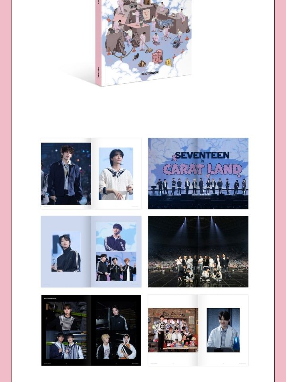 Альбом SEVENTEEN - SEVENTEEN IN CARAT LAND 2023 SVT 7th Fan Meeting Memory Book + Digital Code
