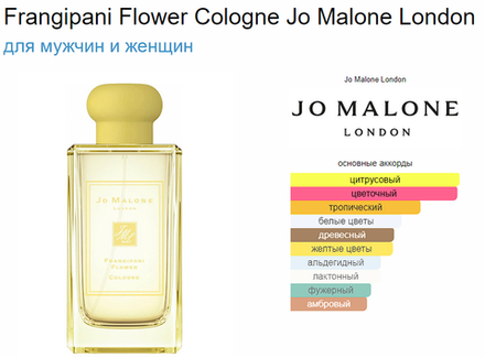 Jo Malone Frangipani Flower 100ml edc (duty free парфюмерия) (Blossoms 2019)