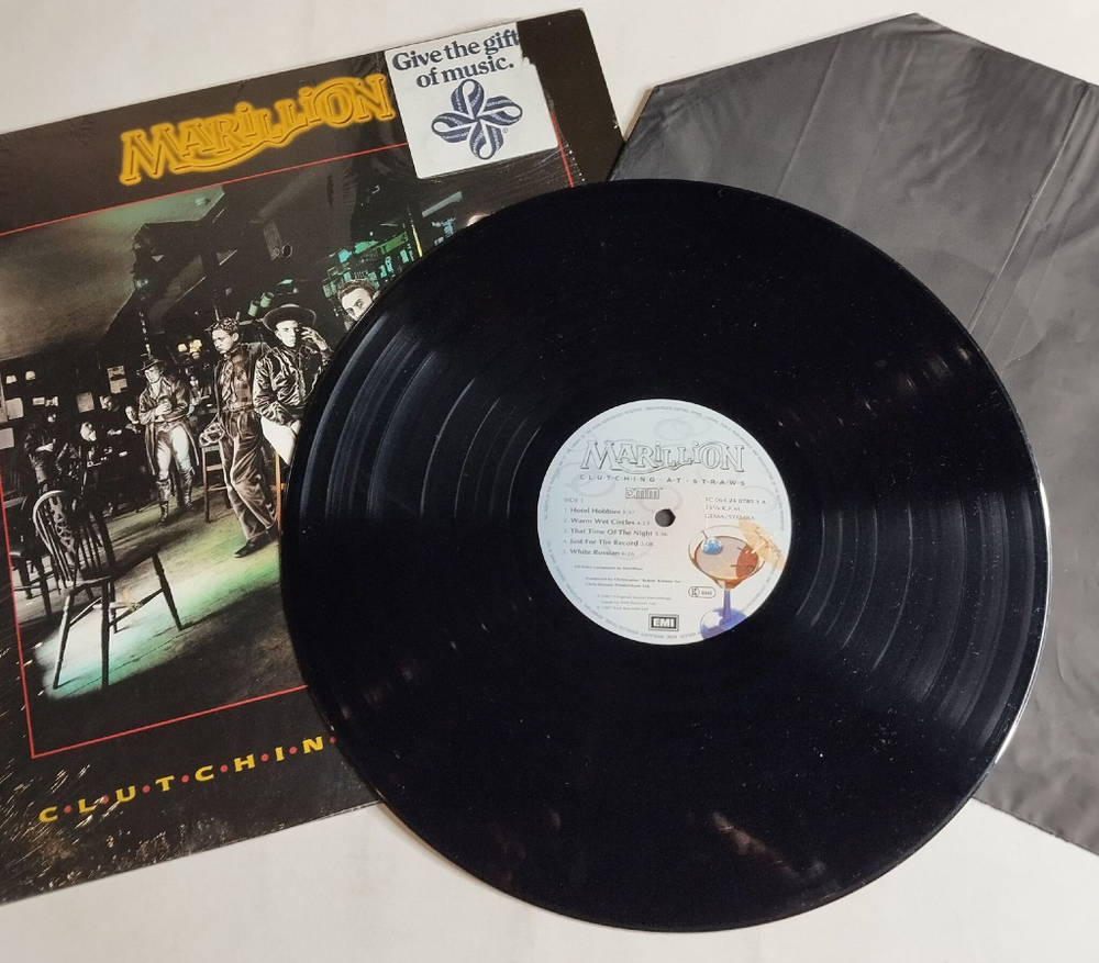 Винтажная виниловая пластинка LP Marillion Clutching At Straws (Germany 1987)