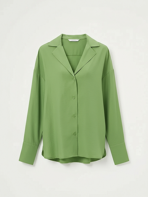 Удлинённая рубашка из модала