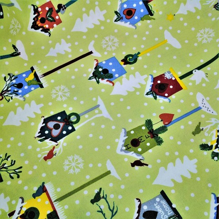 Ткань "Рождество" 100% хлопок Stof, шир. 110 см(4496-800)