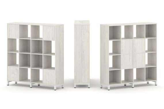 Style Project Набор стеллажа 2-х сторон., 4 яр. SN.NSD-441  1488*400*1615