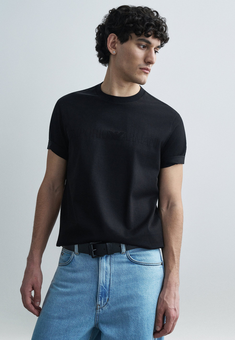 Emporio Armani Футболка с принтом - Чёрный