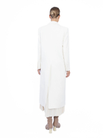 Женское кашемировое пальто прямого кроя с английским воротником