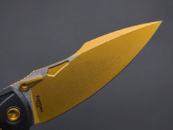 Складной нож Krotos [T14N TiN StoneWash CrystalTi DLC]