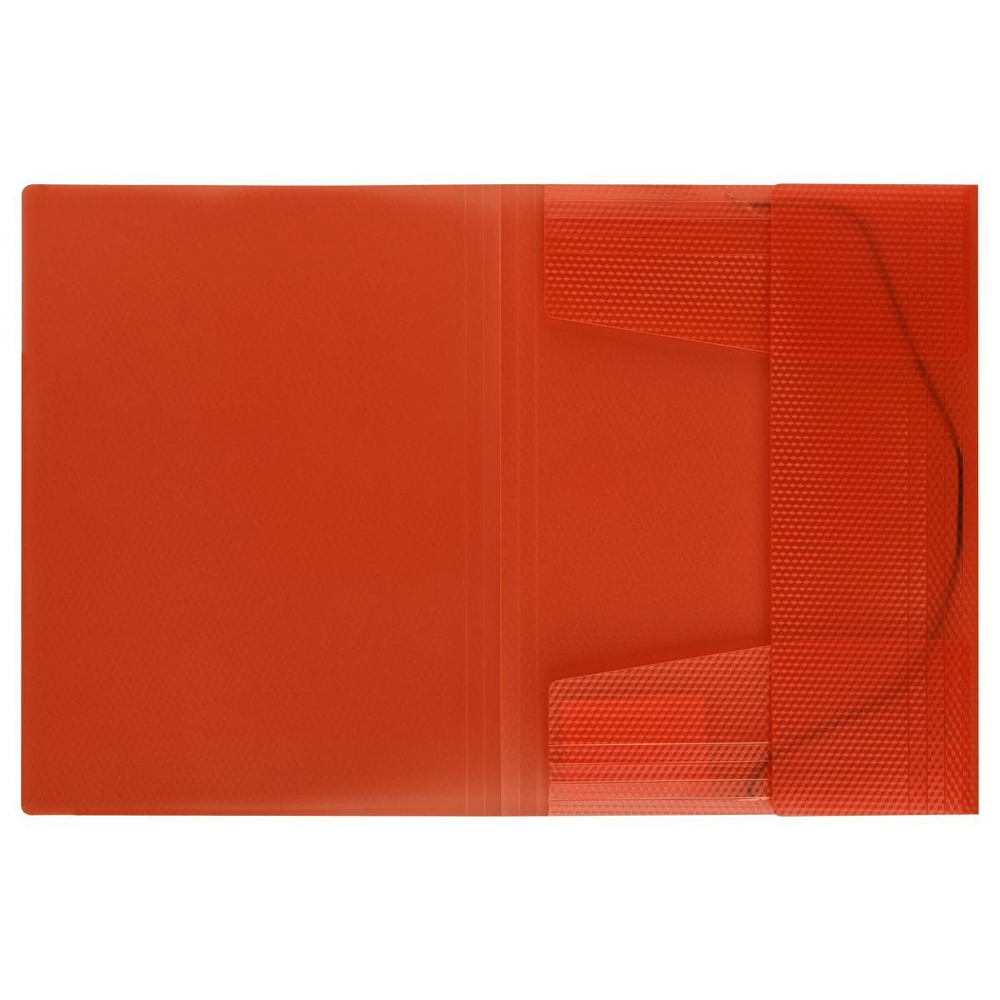 Папка на резинке А4 красная "Кристалл" (Стамм)