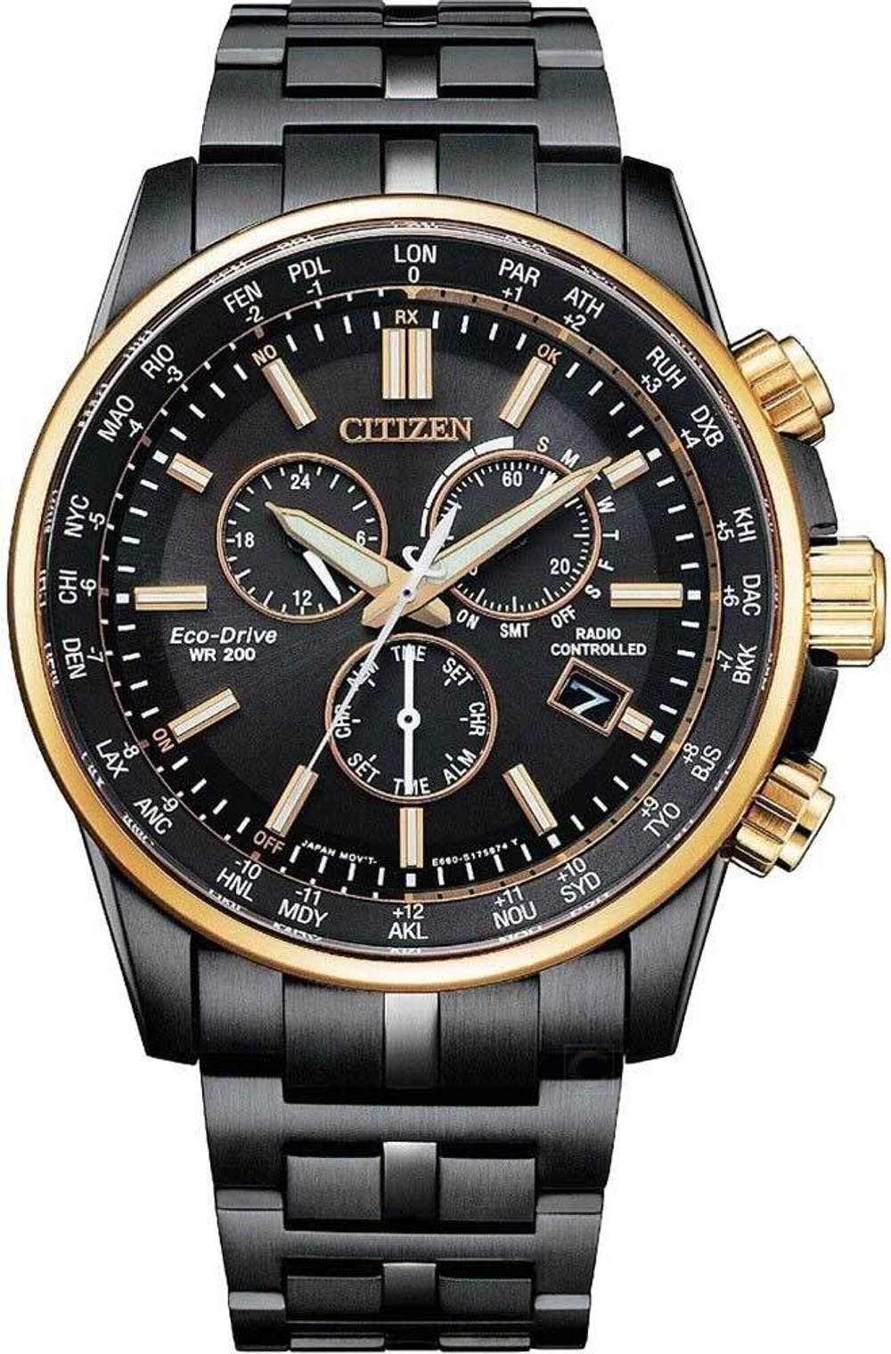 Японские наручные часы Citizen CB5888-87E с хронографом