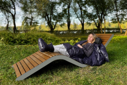 Сапожки носочки пуховые German Grass Comfort Socks Travel Ink темно-синие