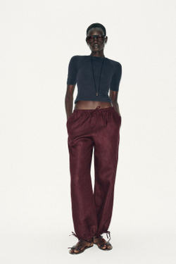 ZARA МЯГКАЯ ФУТБОЛКА, СВИНЦОВЫЙ