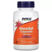 Now Foods, Inositol Capsules, 500 mg, 100 Veg Caps / Инозитол