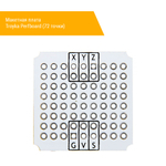 Макетная плата Troyka Perfboard (72 точки) сверху