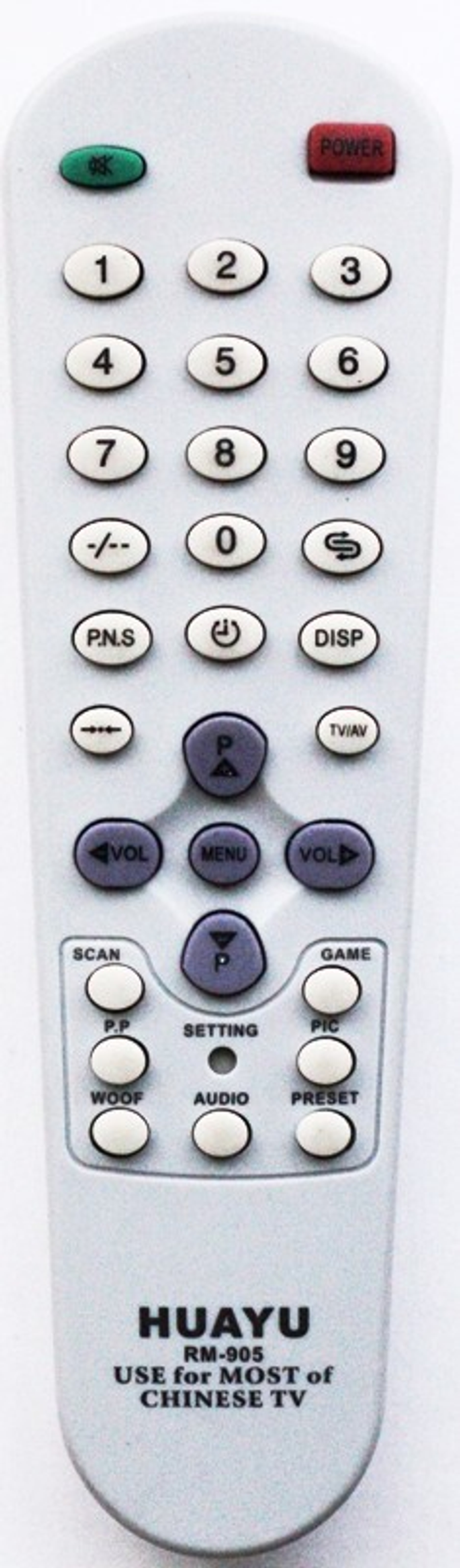 Пульт universal для всех типов CHINA TV RM-905