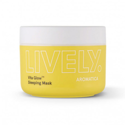 Aromatica lively vita glow sleeping mask - Ночная витаминная маска для сияния и увлажнения