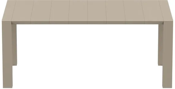 Раздвижной уличный стол Vegas 180-220х100 см, бежевый