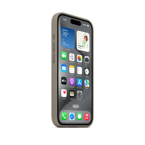 Чехол Apple iPhone 15 Pro Silicone Case with MagSafe Clay