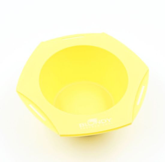 Миска для краски Blondy шестиугольная желтая