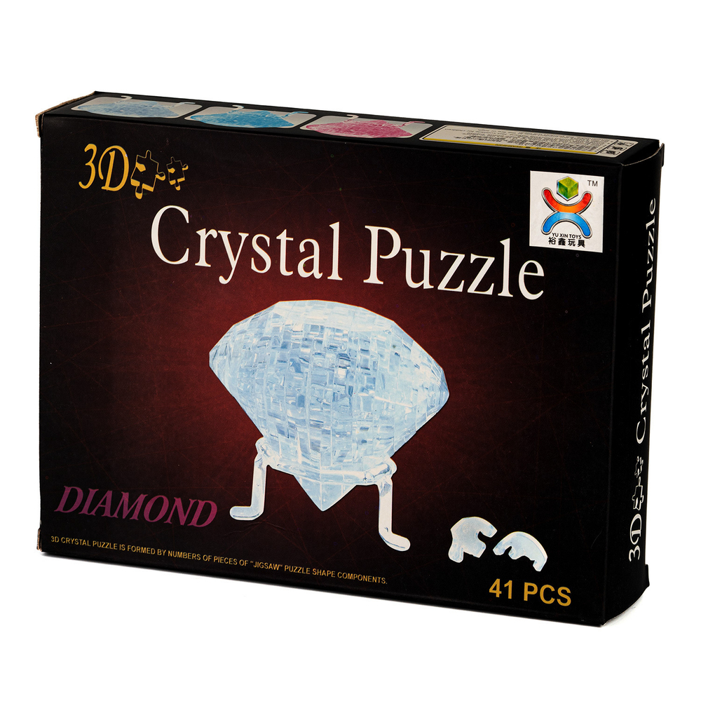 3D-Пазл Бриллиант Голубой Crystal Puzzle