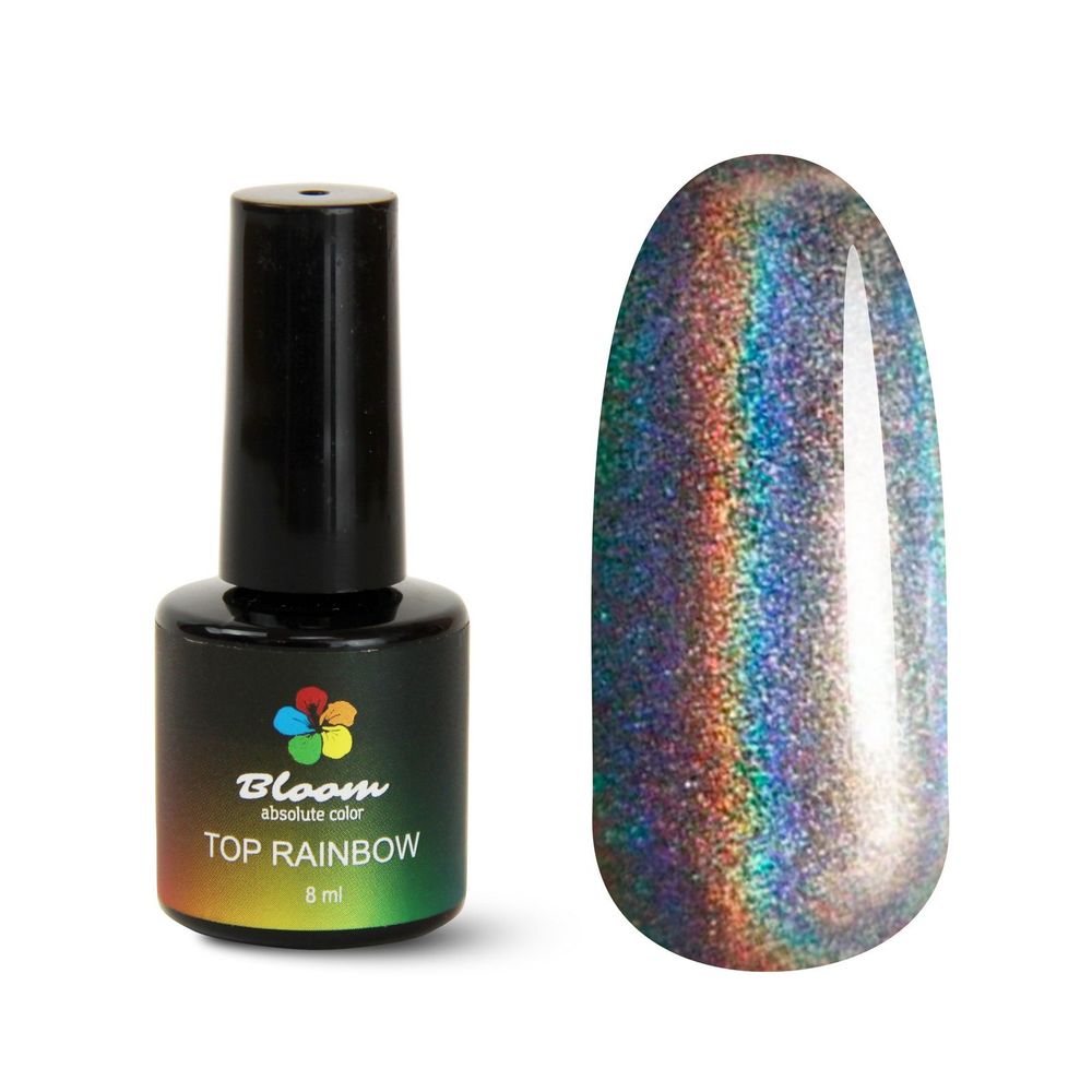 Bloom Top Rainbow - Топ для гель-лака Радужный, 8 мл