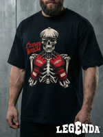 Футболка оверсайз хлопковая черная Legenda Кости боевые