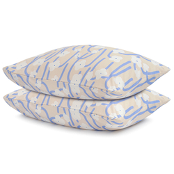 Наволочки 2шт 50x70 Tkano Scandinavian touch Полярный цветок сиреневые