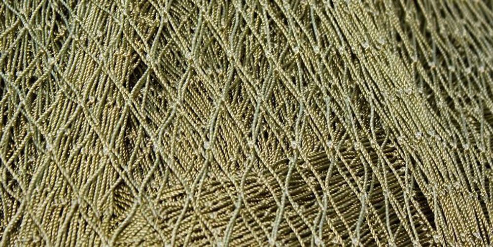 Дель капроновая узловая ячея 12 мм, 93,5tex*3 (0,8 мм)