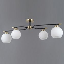Потолочная люстра ILLUMICO LIBRA IL0638-4CSQ-24 AB BK LIBRA