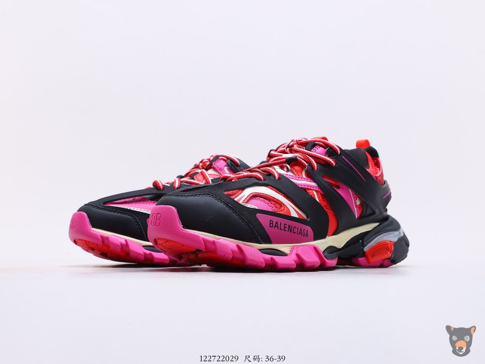 Кроссовки Track Trainers Black/Pink/Red