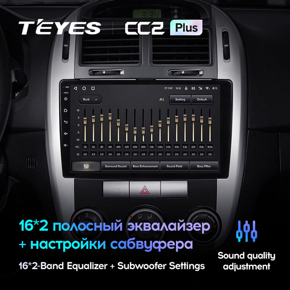 Teyes CC2 Plus 9"для KIA Cerato 1 2004-2008