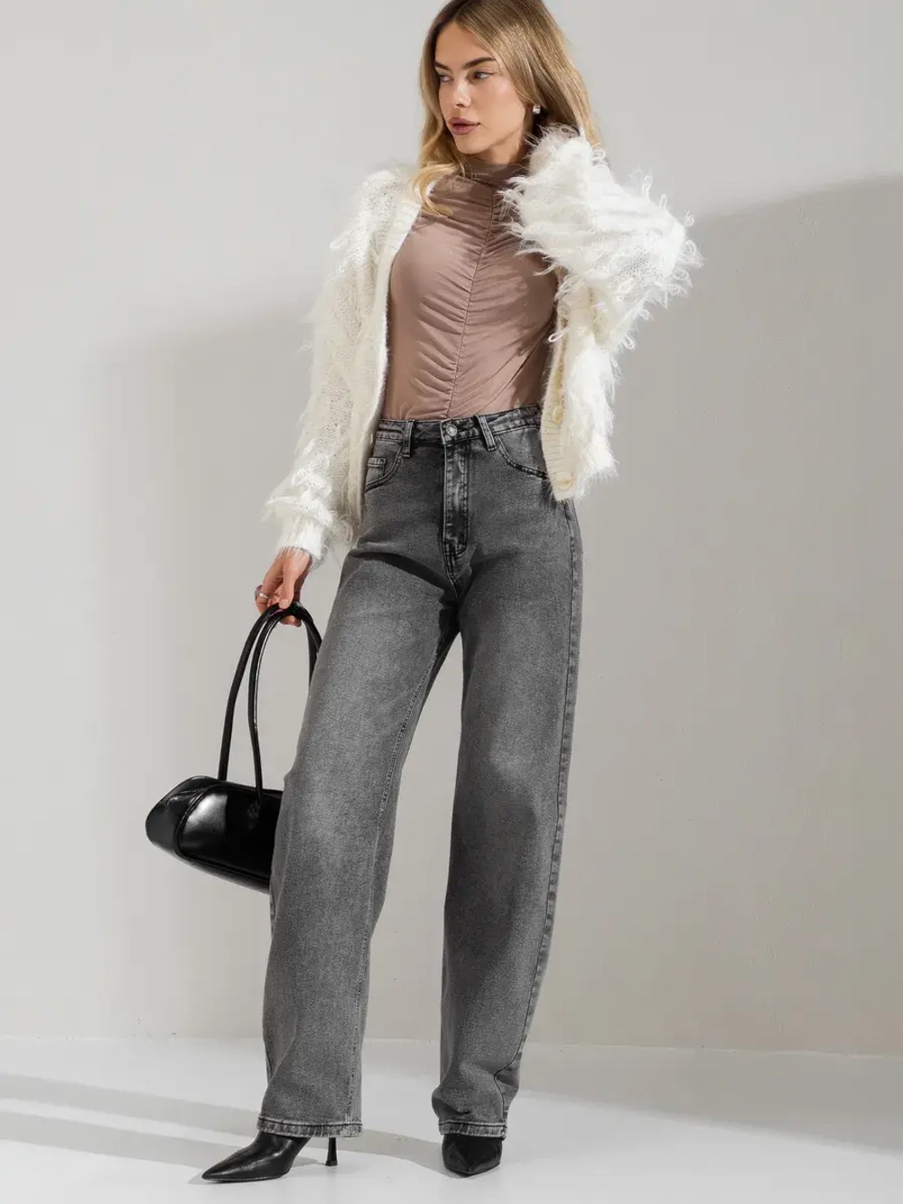 Джинсы широкие багги Y2K