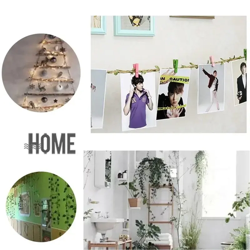 Веревка декоративная «Листочек» 5м для подвязки растений