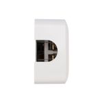 Розетка РШ/Евро двойная для электрической плиты 32А/16A, 250В, 2Р+РЕ (ОУ) белая REXANT