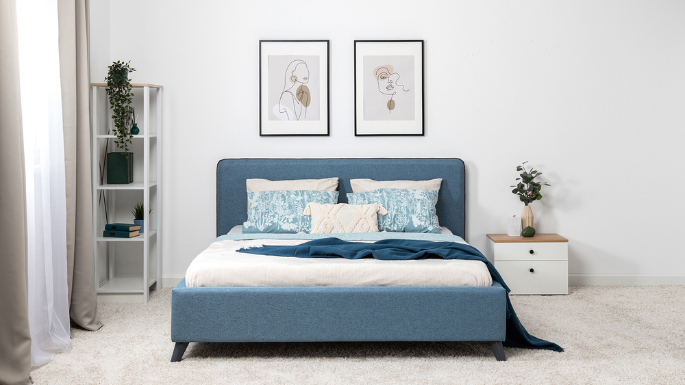 Кровать Мия 160 синяя