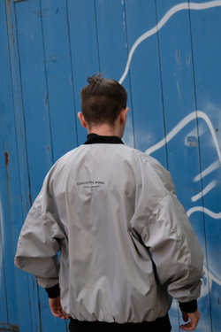 Бомбер ZRD Flat World Серый