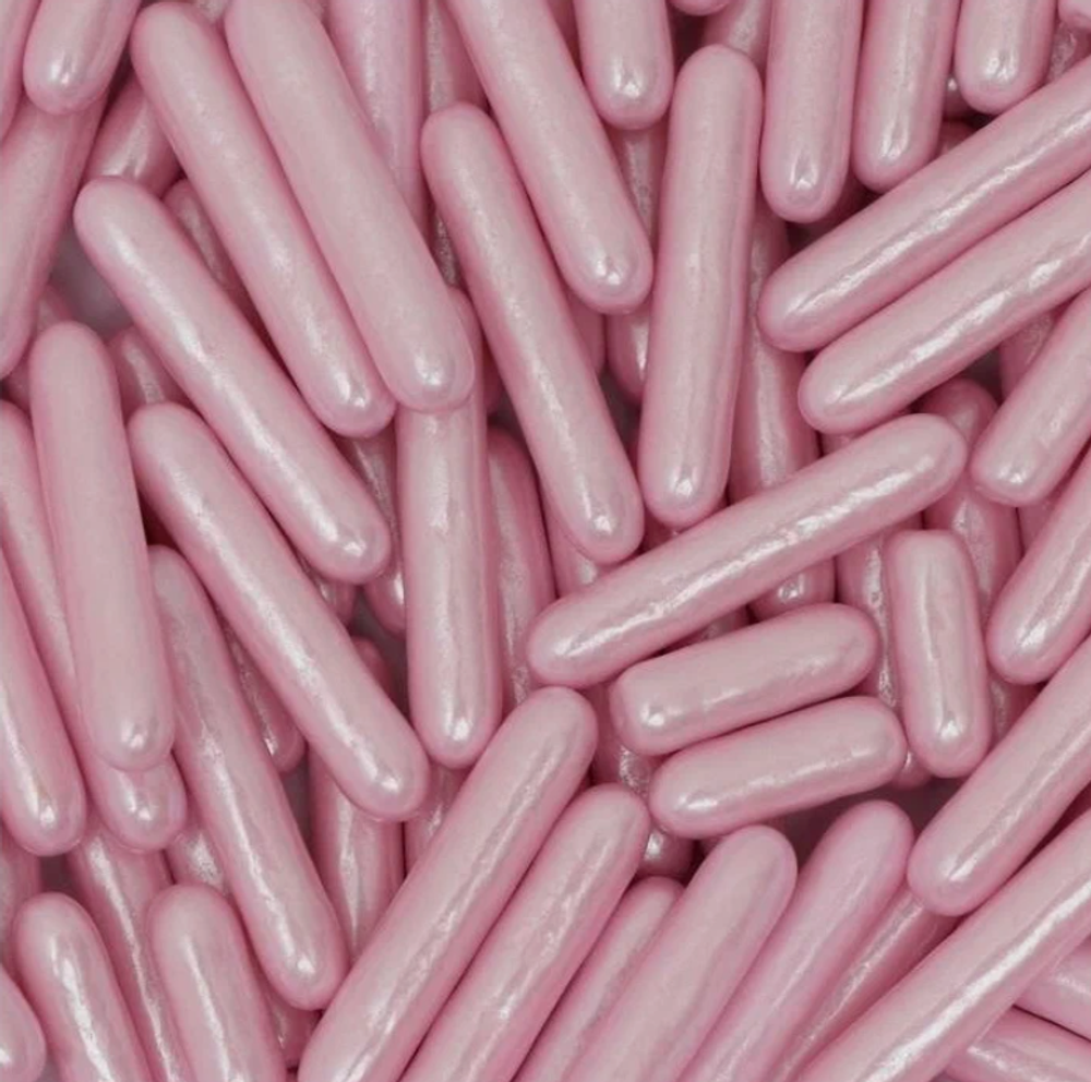 Посыпка кондитерская "Палочки розовые" 30г