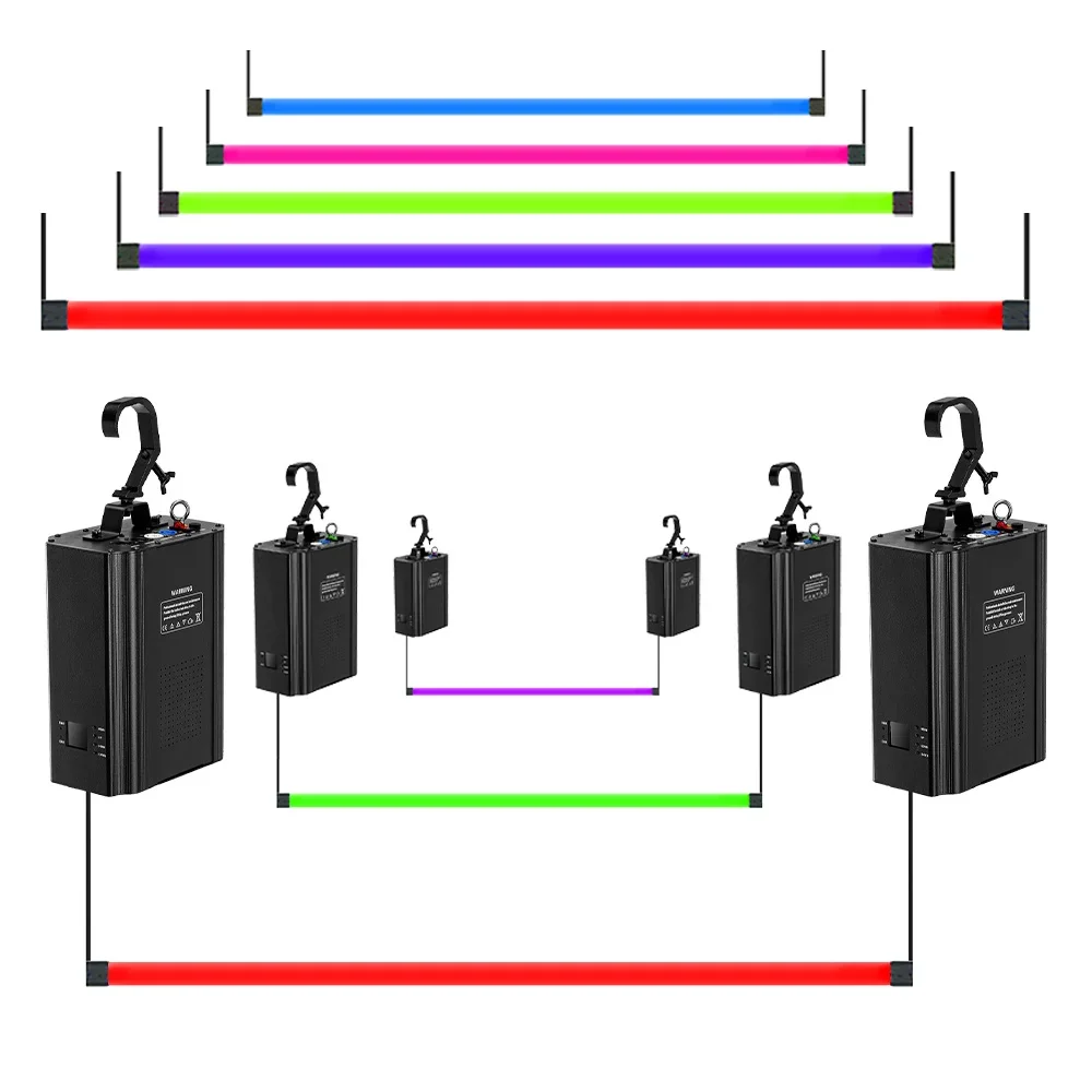COLORFUL Tube 200 см — кинетическая LED труба с двумя лебёдками