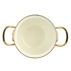 КАСТРЮЛЯ ЭМАЛИРОВАННАЯ AGNESS СО СТЕКЛЯННОЙ КРЫШКОЙ СЕРИЯ "CELEBRATION", 1.5 Л, 16*10 СМ