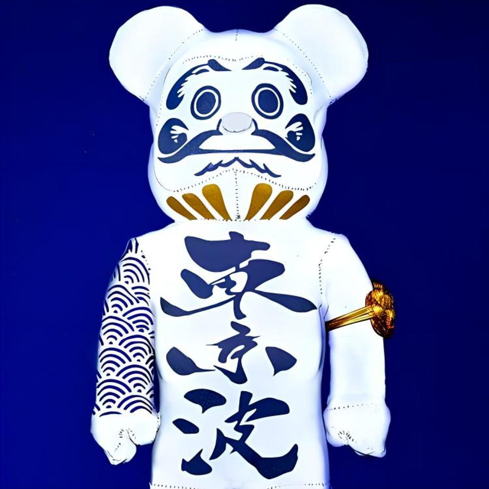 Дизайнерские игрушки BE@RBRICK x MESM Tokyo Waves 2020 100%/400%, 20210208