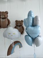 Воздушные шары на выписку для мальчика №8081