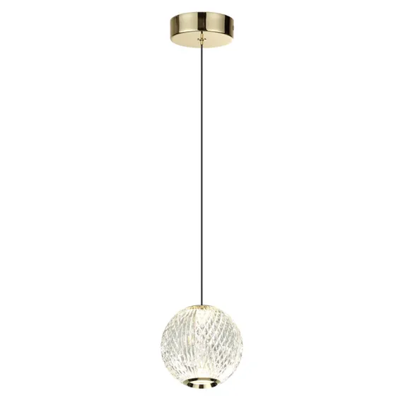 5008/5LA L-VISION ODL24 567 золотой/металл/акрил Подвес LED 5W 4000K 390лм CRYSTAL
