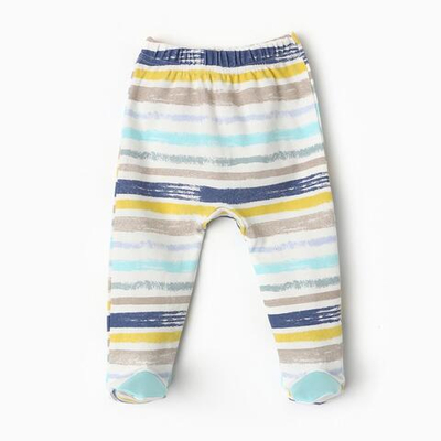 Ползунки детские, цвет белый/полоски, р. 74 9927060 (BONITO)