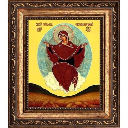 Спорительница хлебов. Икона Божьей Матери на холсте.