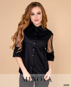 Блуза 4099-черный Minova