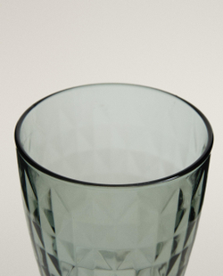 Zara Home стакан из стекла, цвет синий, 10 см