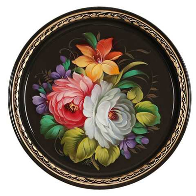 若斯托沃彩绘托盘 A5D290925267