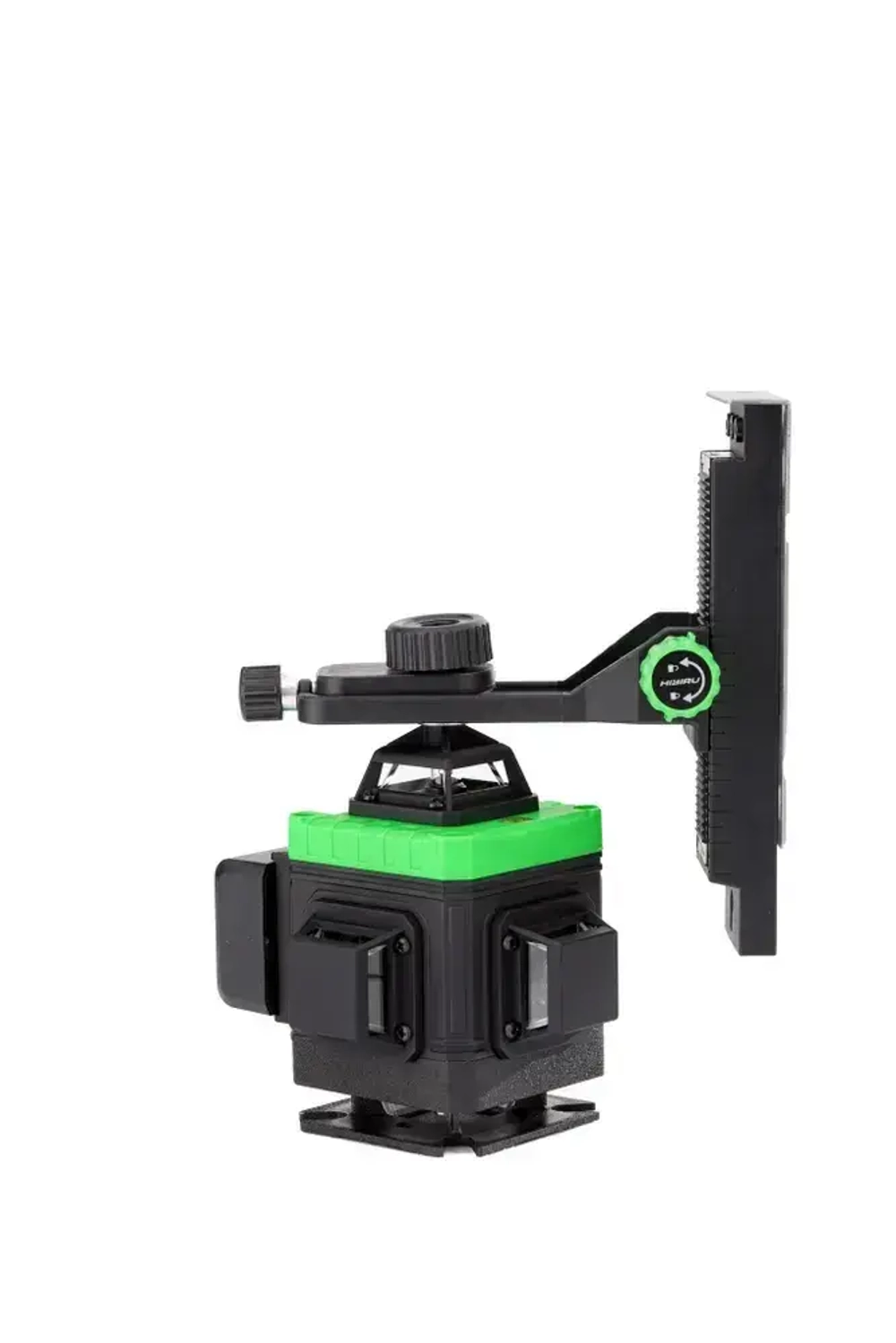 HIBIRU / Профессиональный лазерный уровень 4D со штативом и приемником зеленый луч Omnitronic PRO дальность 30м, 16 лучей 360 градусов, самовыравнивание, пульт, откалиброван, гарантия, полный комплект