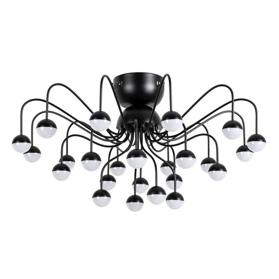 Потолочная светодиодная люстра Arte Lamp Dexter A3619PL-24BK