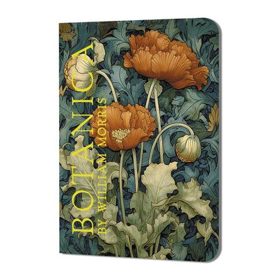 Блокнот 90*120мм. 24л. Botanica by William Morris (красные маки) (Контэнт)