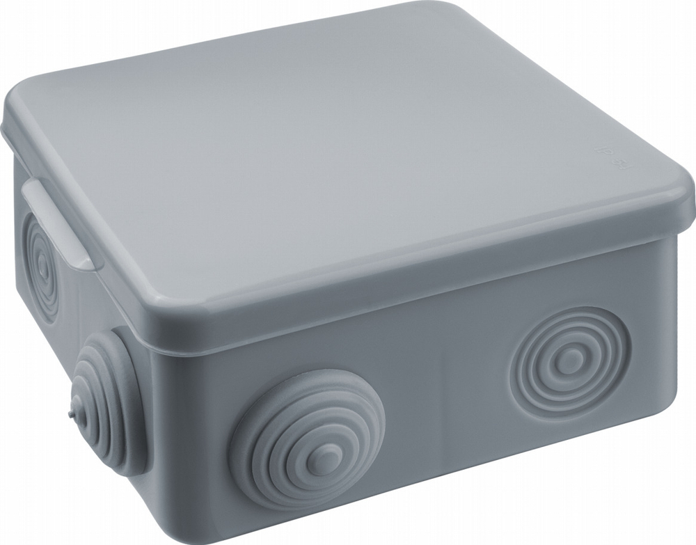 Коробка распаячная Navigator 93 248 NSS-DB-100-100-50-8-GR открытого монтажа