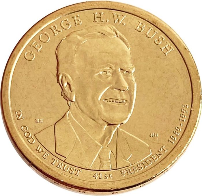 1 доллар 2020 США «41-й Президент США-Джордж Герберт Уокер Буш (Джордж Буш-старший)» (P)